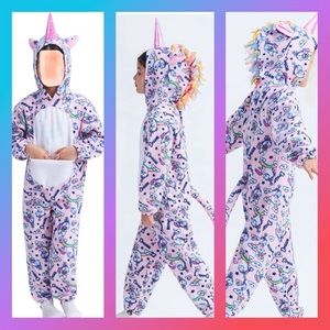 KALI Hooded Kids Unicorn Animal Costume